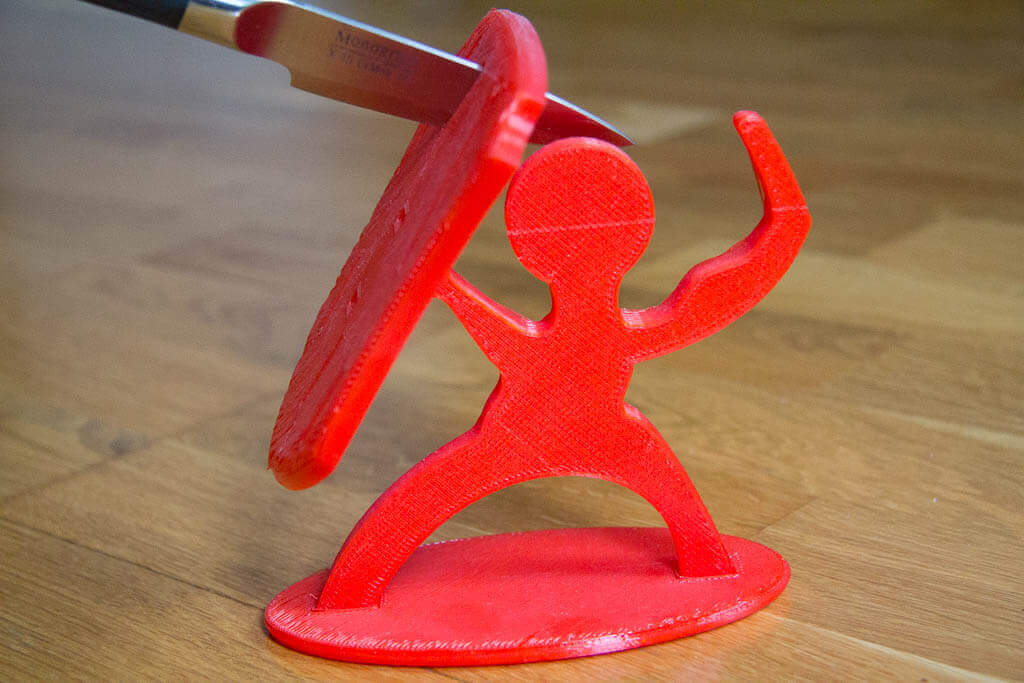 PrimaCreator PLA PrimaValue PLA Schildträger Testdruck PrimaCreator PLA PrimaValue PLA Schildträger Testdruck