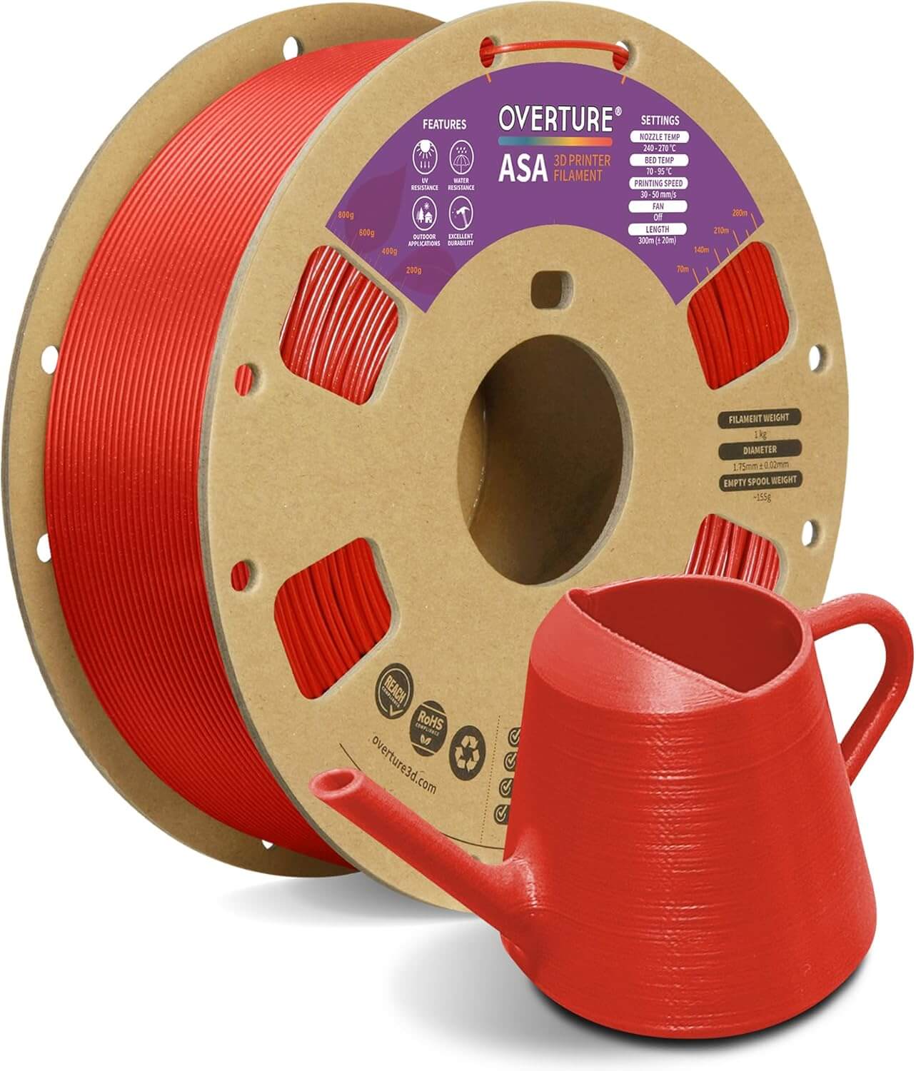 Overture ASA Filament 1kg